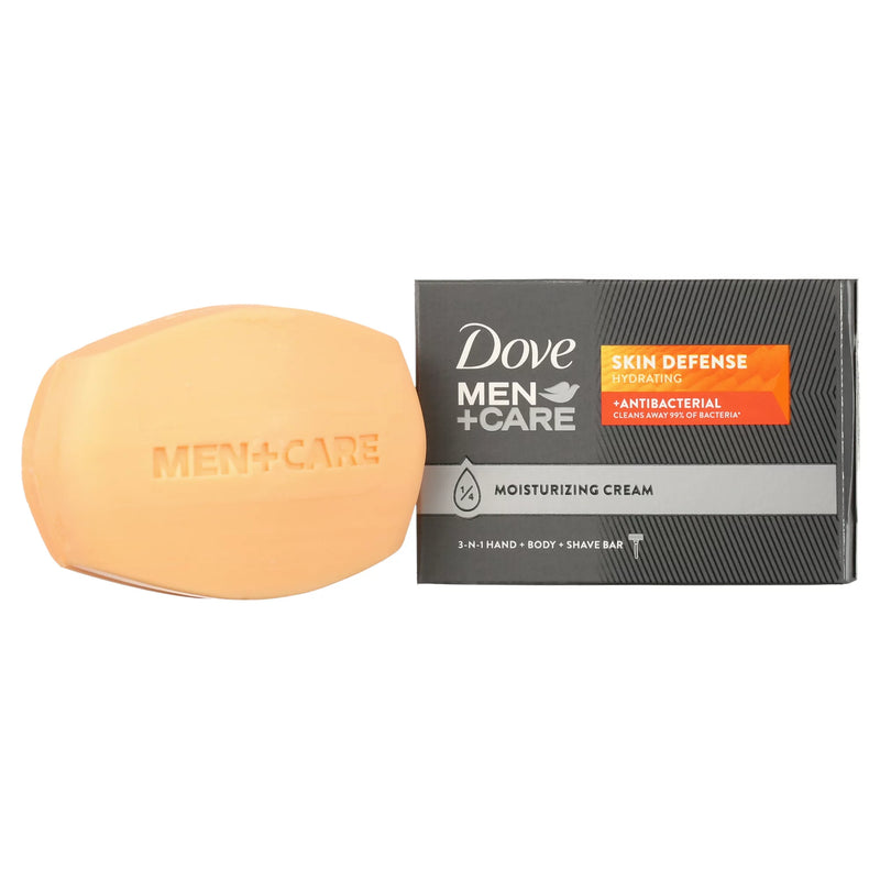 Dove Men+Care Soap Bar Skin Defense 3.75 Oz., 4 Count