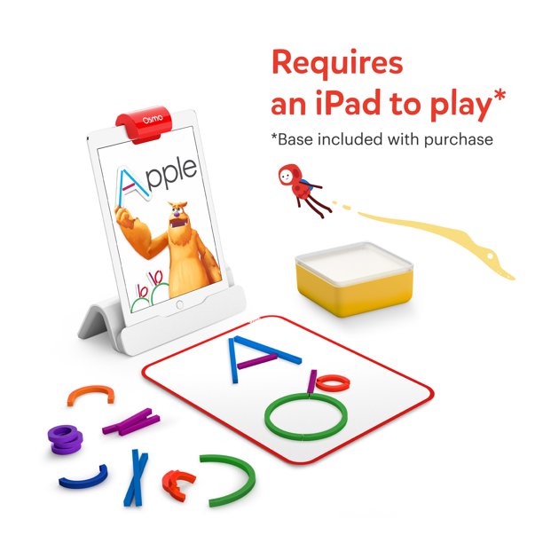 Osmo - Sticks & Rings Starter Kit for iPad, Educational Toys for Children 3-5, Learn Letter Formation, Vocabulary, Phonics Game, Preschool Toy, Toddler Learning Toy, Educational Toy, Kid Learning Toys