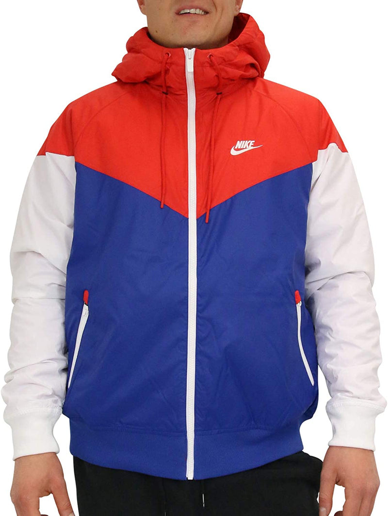 Nike Men s Insulated Windrunner Jacket Medium University Red Indigo