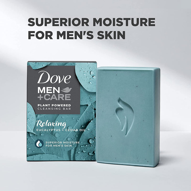 DOVE MEN + CARE 3 in 1 Bar Cleanser for Body, Face, and Shaving Extra Fresh  Body and Facial Cleanser More Moisturizing Than Bar Soap to Clean and