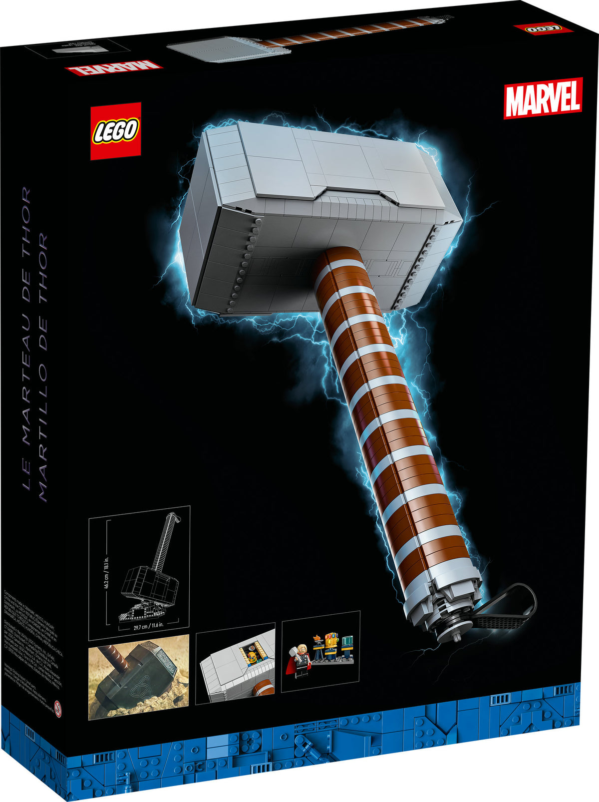 New Marvel Thor's Hammer good Building Blocks Set